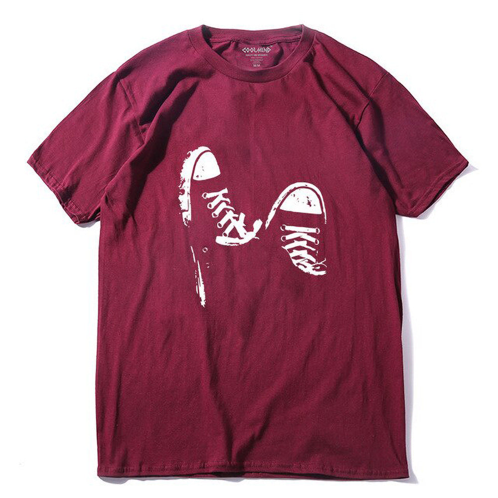 Casual short-sleeved skate T-shirt