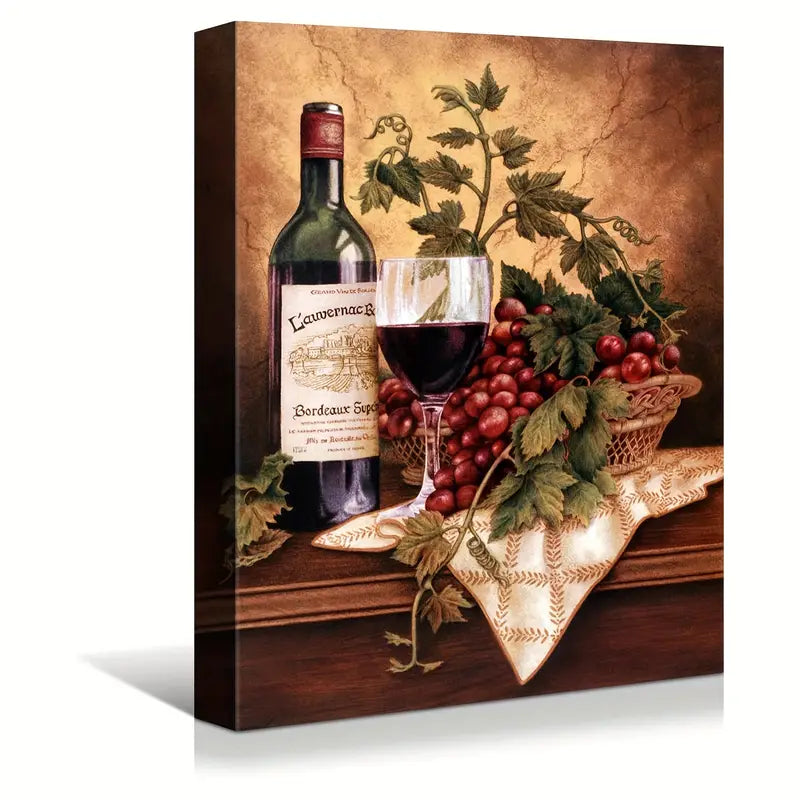 Wine Bottle Canvas Wall Art - MediaEclat.store