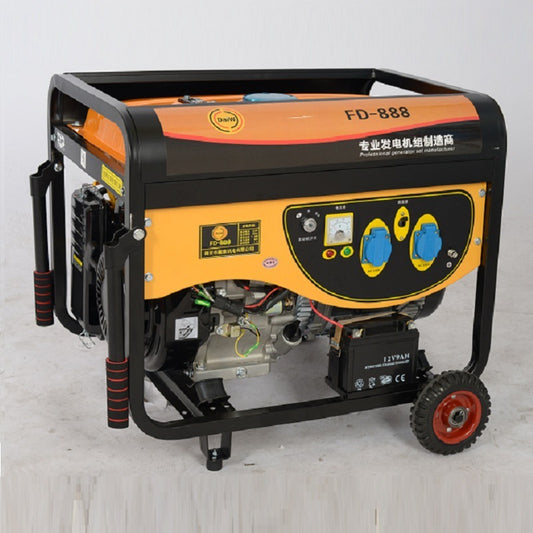 Outdoor Household Low Noise Single Phase Dual Voltage Gasoline Fuel Generator