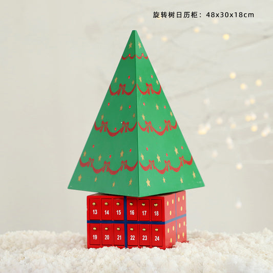 Christmas decoration wooden calendar - MediaEclat.store
