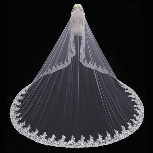 Bride Wedding Master Wedding Veil Long Long Tail