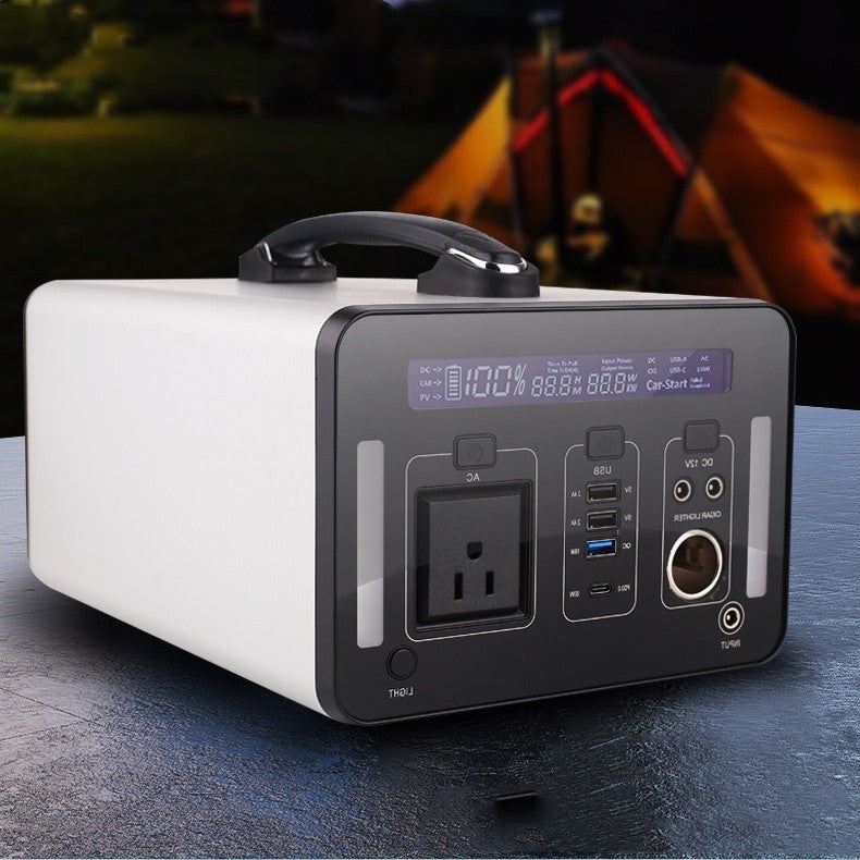 Outdoor Convenient Emergency Mobile Energy Storage Power High Power Inverter Solar Charging Treasure