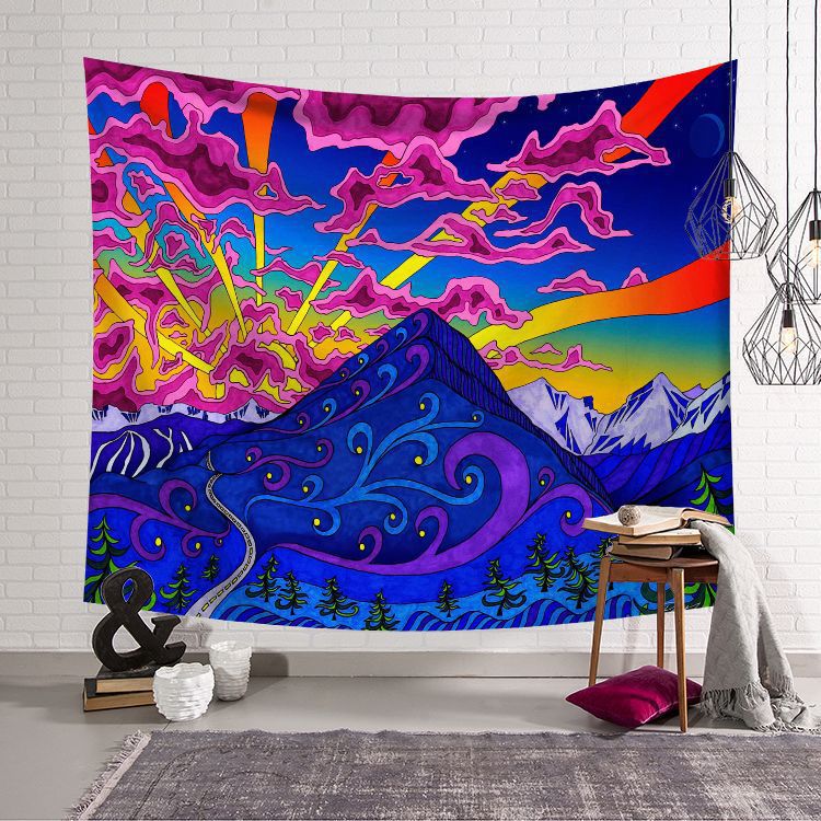 Psychedelic background cloth