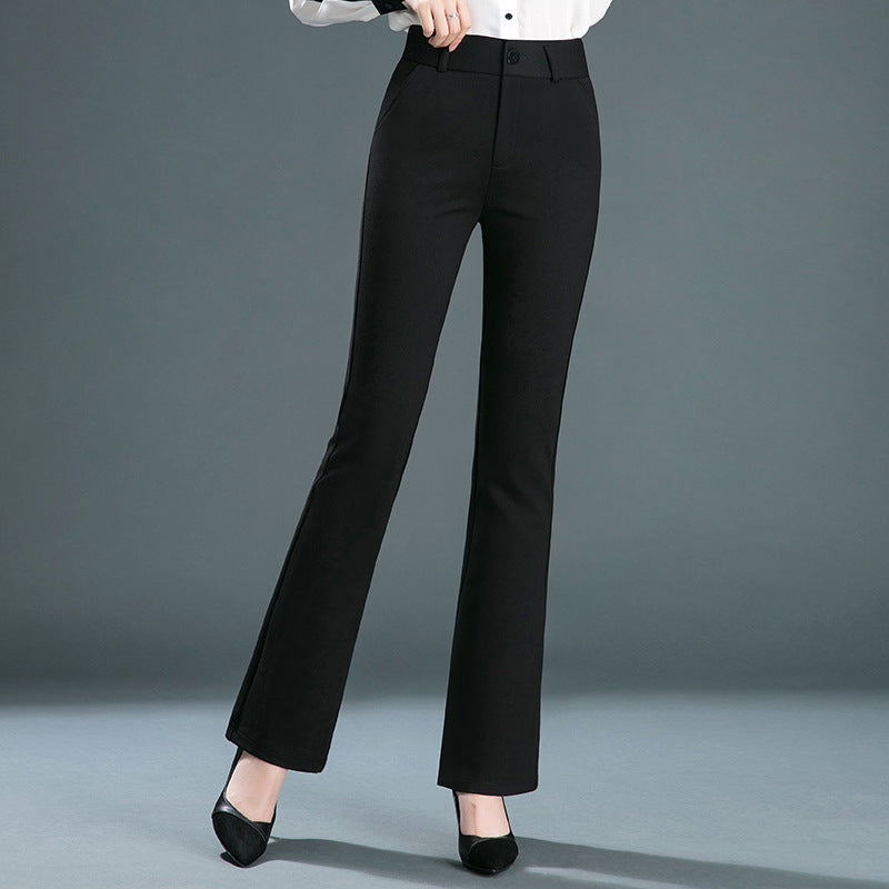 Women's Casual High-waist Stretch Flared Pants