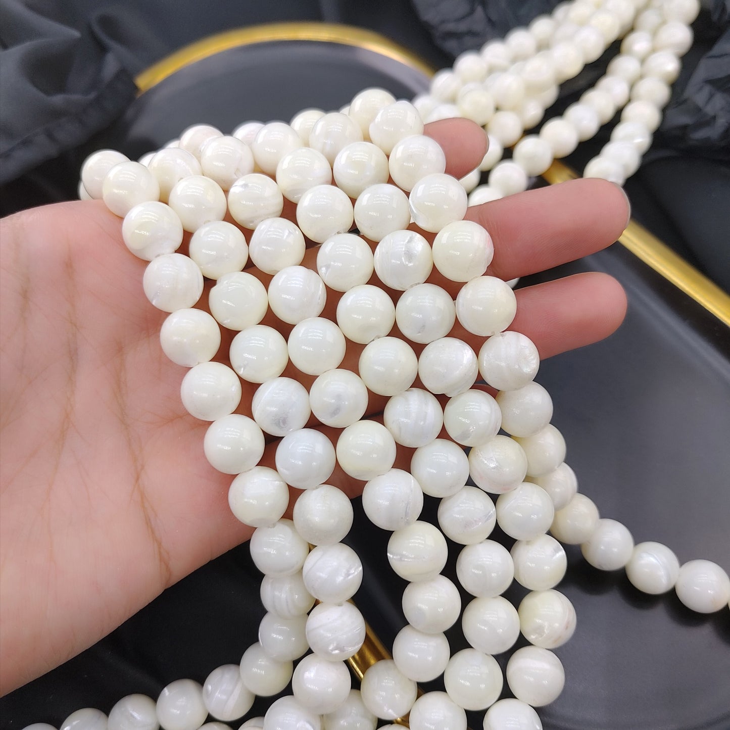 Horseshoe Snail Shell Bead Necklace Bracelet Loose Bead DIY Handmade