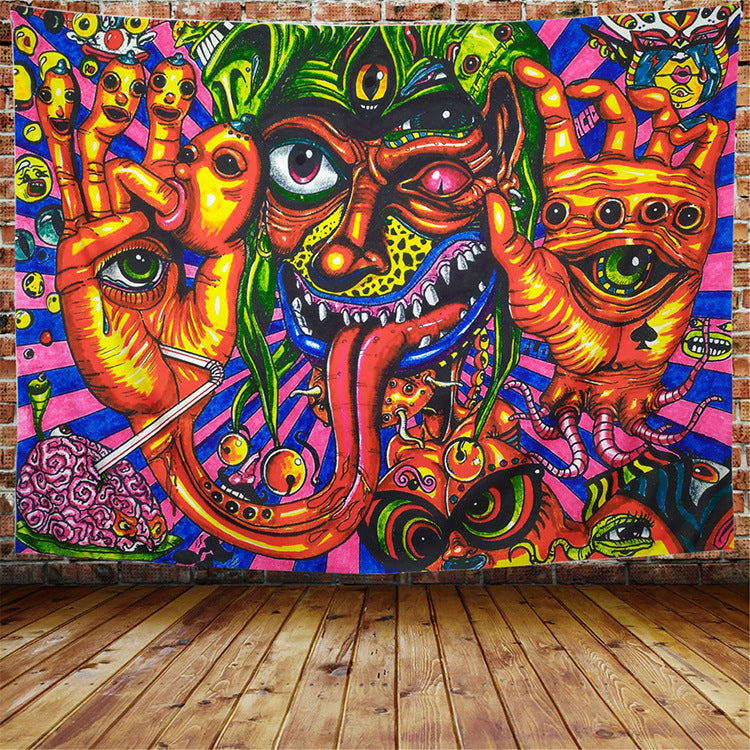 Psychedelic background cloth