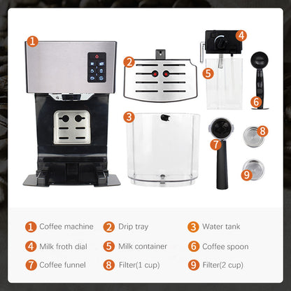 Automatic Coffee Machine Household Small Italian Milk Frother