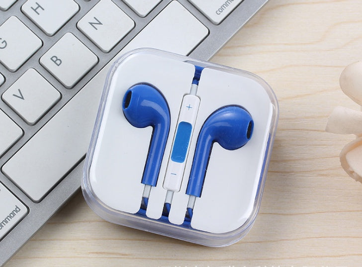 Manufacturers new earphones in-ear cable karaoke subwoofer wire control earplugs with wheat 3.5mm universal headphones