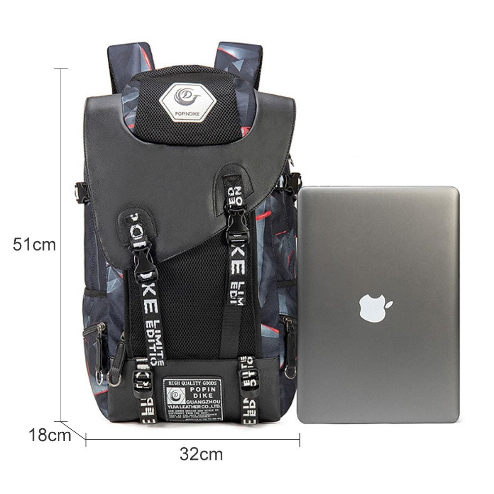 USB computer backpack