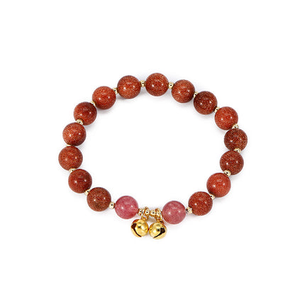 Natural Crystal Bracelet Female Strawberry Crystal