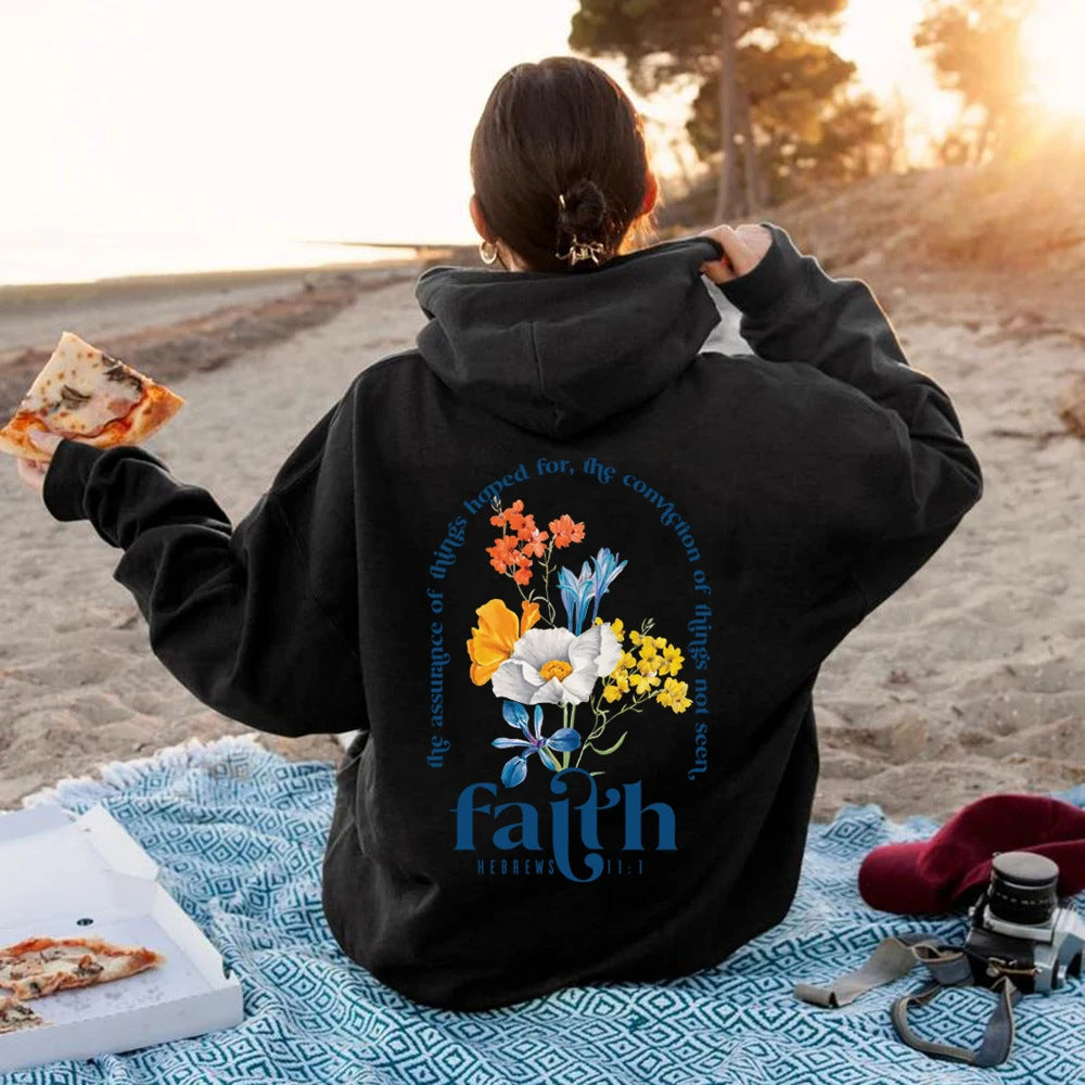 Aesthetic Christian Hoodies Bible Verse Hoodie Women - MediaEclat.store