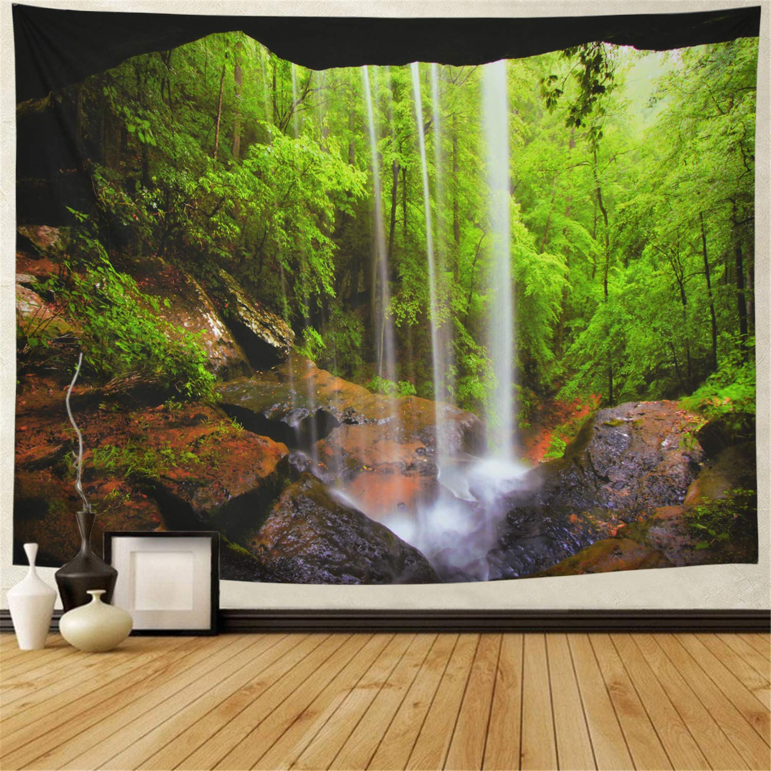 Big Tapestry Beautiful Natural Forest Large Wall Hanging Hippie Wall Hanging Bohemian Wall Tapestries Mandala Wall Art Decor - MediaEclat.store