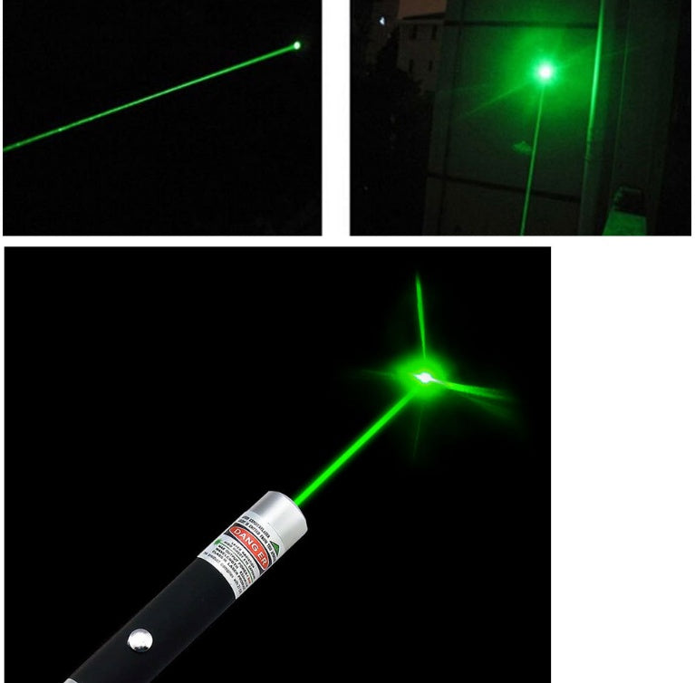 flashlight green light  pointer pen