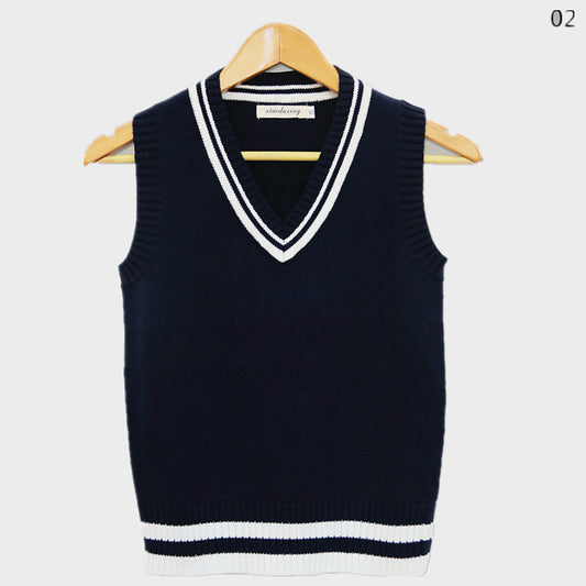 School Uniform Sweater Vest Performance Costume