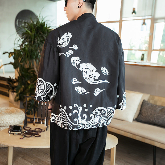 Chinese Fenglong Tuxiangyun Kimono Cardigan