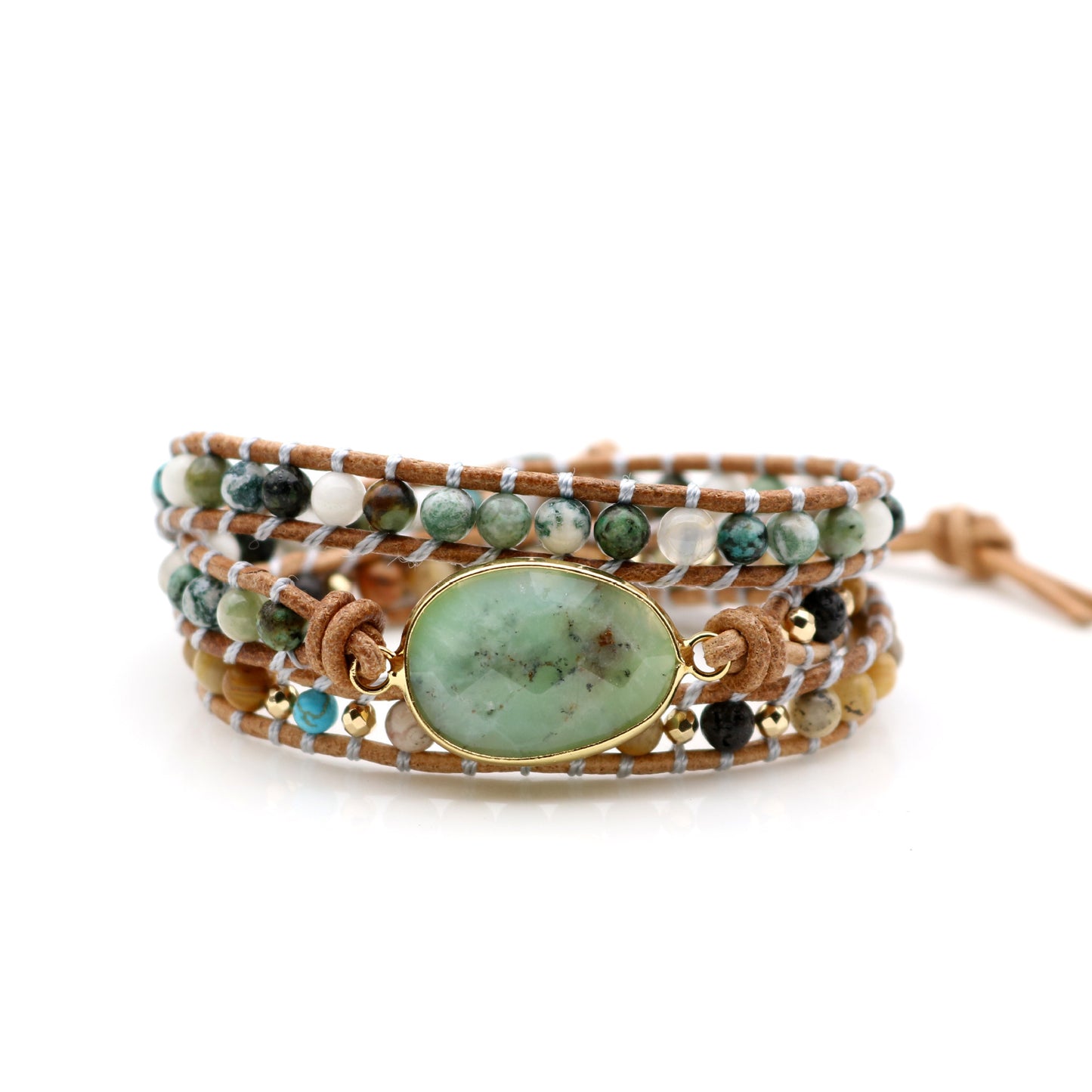 Australian jade natural stone bracelet