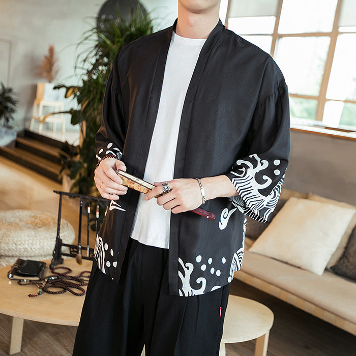 Chinese Fenglong Tuxiangyun Kimono Cardigan