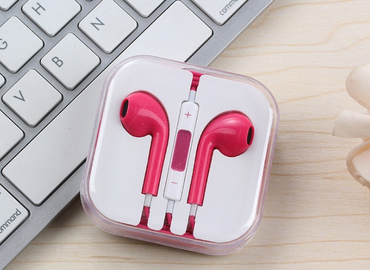 Manufacturers new earphones in-ear cable karaoke subwoofer wire control earplugs with wheat 3.5mm universal headphones