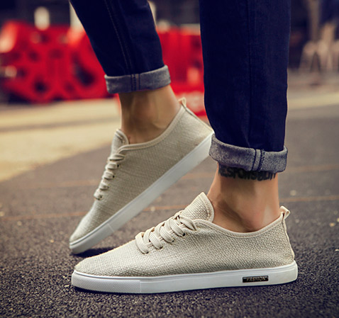 Chinese style linen canvas shoes