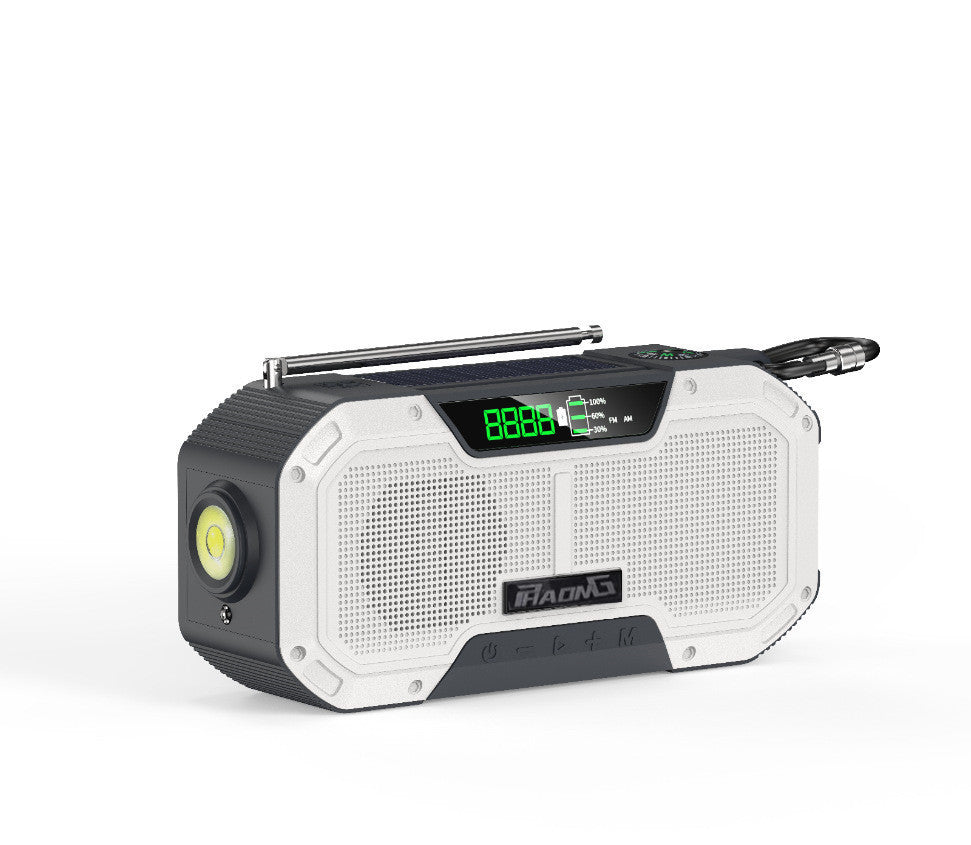 Outdoor Waterproof And Disaster Prevention Emergency Multi-function Solar Hand-cranked Radio