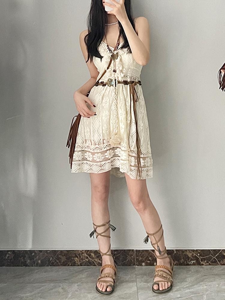 Short Vacation Strap Dress For Women