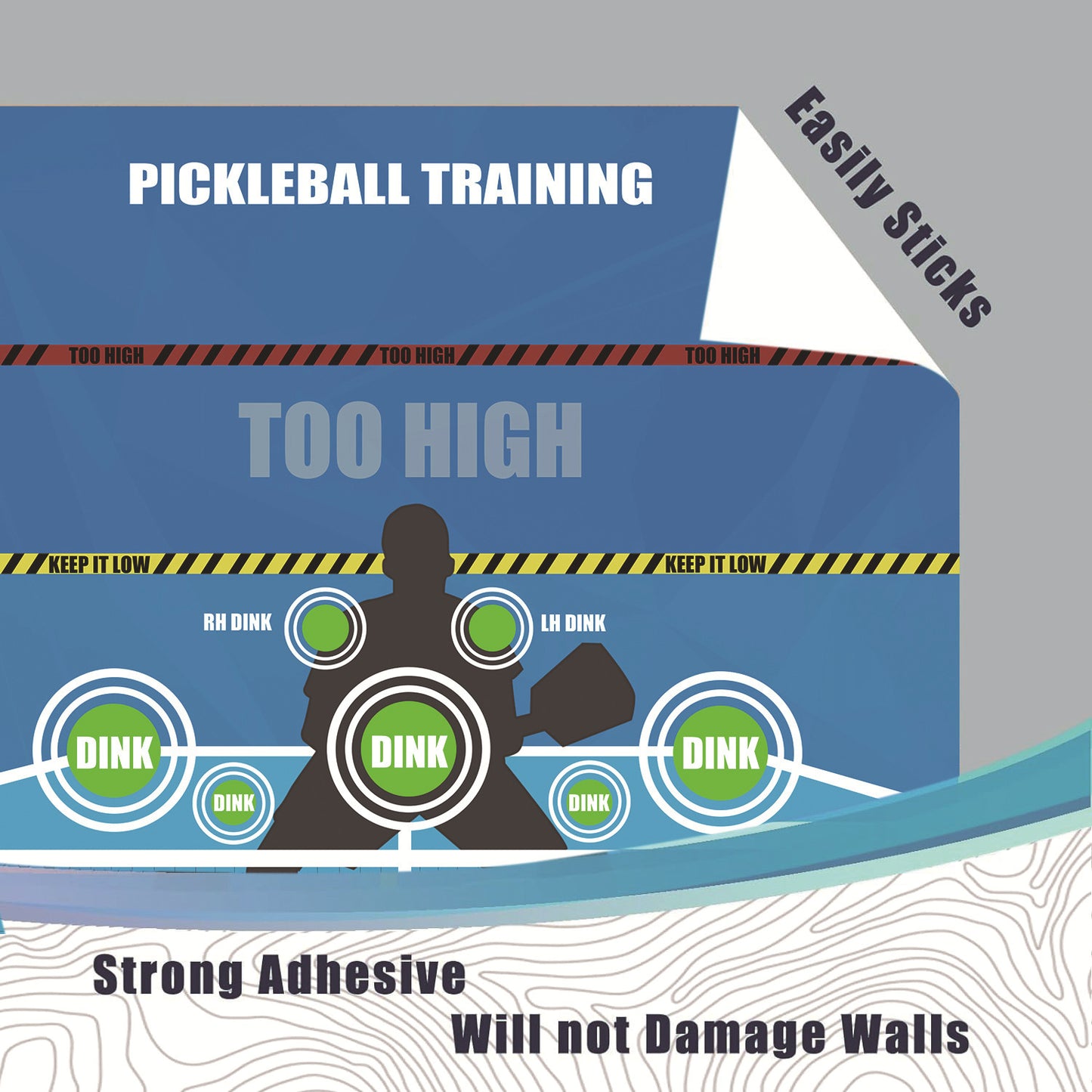 Training Golf Mat Training Pickleball Technical Pickleball Accessories