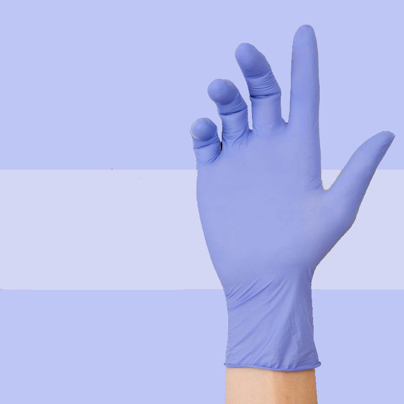 High-Elastic Nitrile Disposable Gloves, Compound Nitrile Butadiene Pvc Rubber Latex Rubber, Labor Protection And Durable