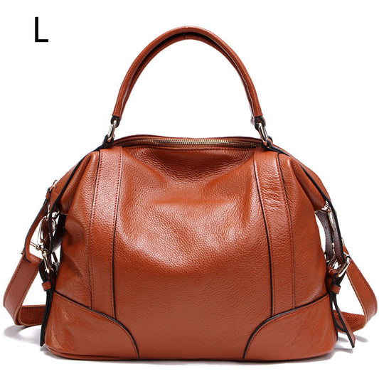 European And American Leather Top Layer Cowhide Bag For Ladies - MediaEclat.store