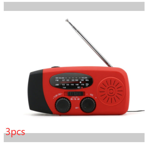 Disaster Prevention Emergency Radio Radio Of Power Generator Outdoor Portable Solar Radio