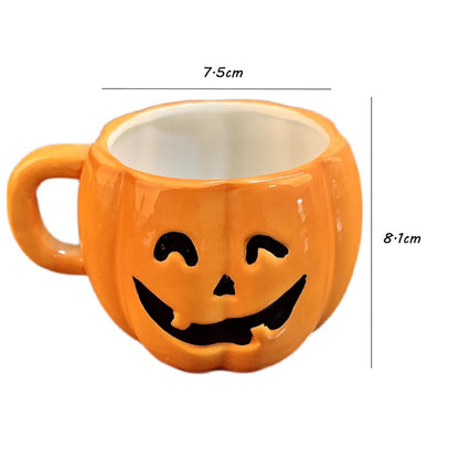 Ceramic Halloween Pumpkin Mug