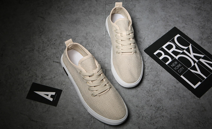 Chinese style linen canvas shoes