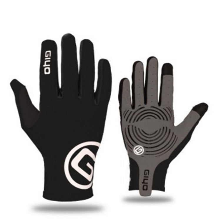 Long finger bicycle gloves