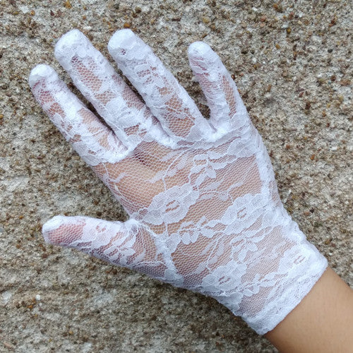 Children's sunscreen lace gloves