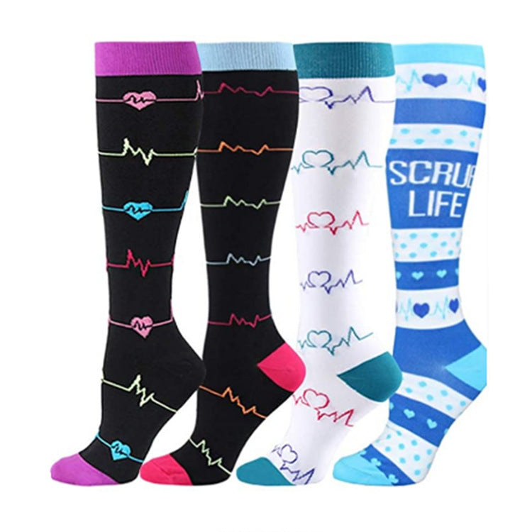 Compression Stockings Long Tube Sports Compression Stockings Elastic Stockings