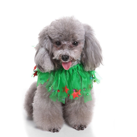 Pet christmas hat bib - MediaEclat.store