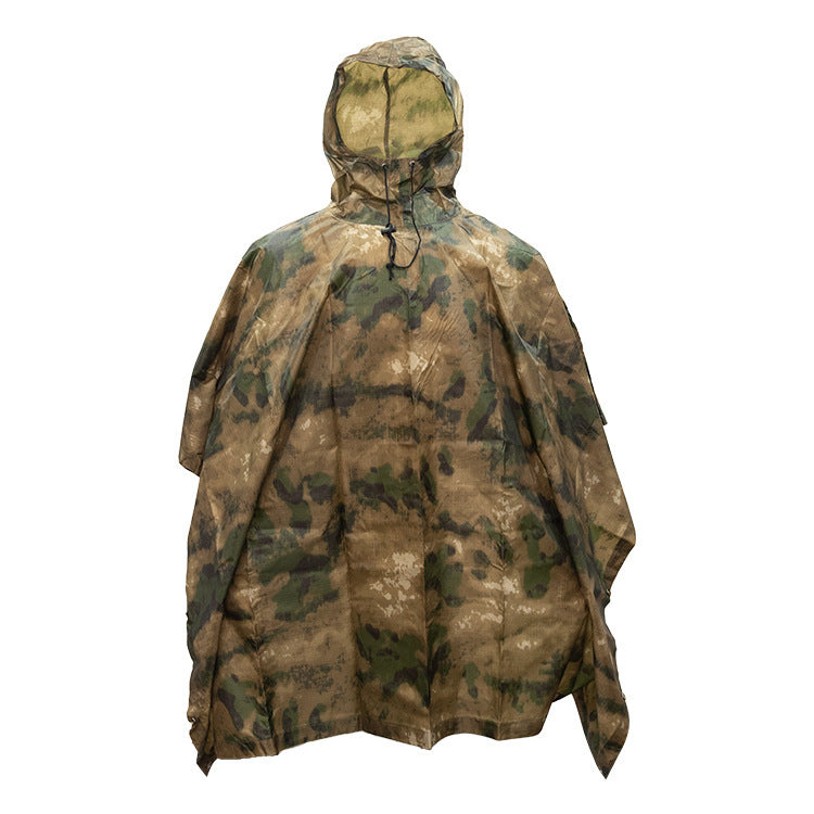 Multifunctional Portable Poncho Camouflage Raincoat