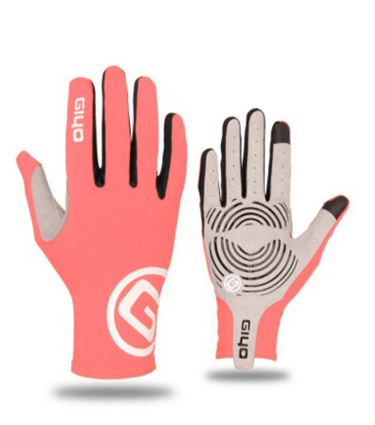 Long finger bicycle gloves