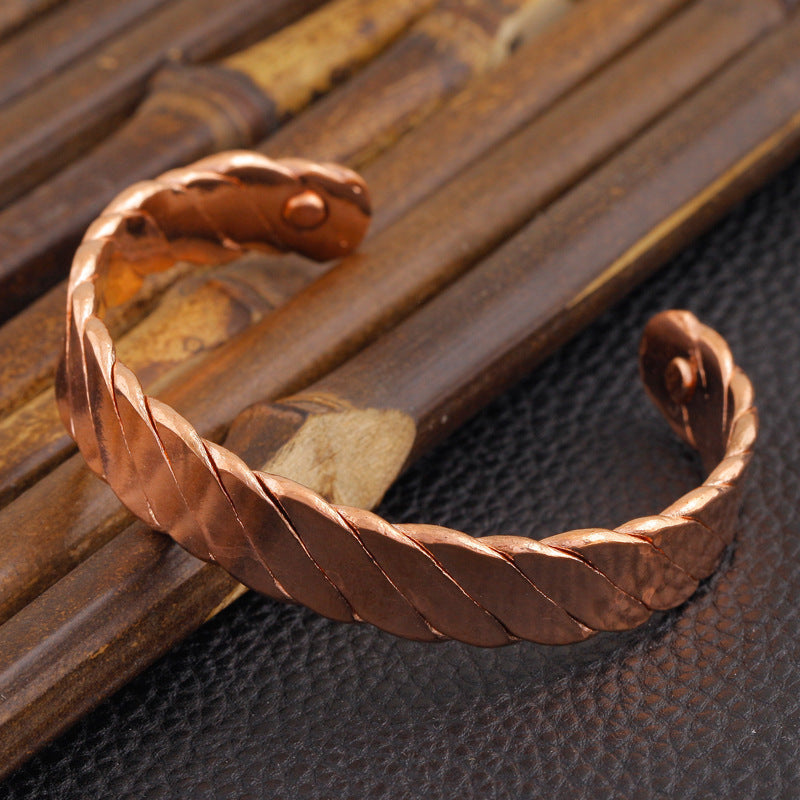 Rose gold copper magnetic bracelet