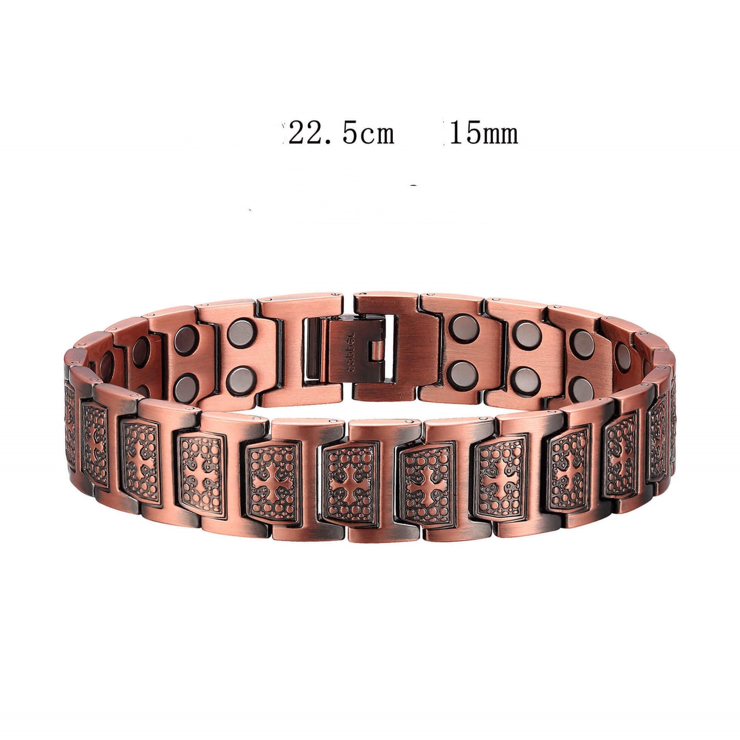 Vintage European And American Magnet Energy Bracelet Men's Copper Bracelet