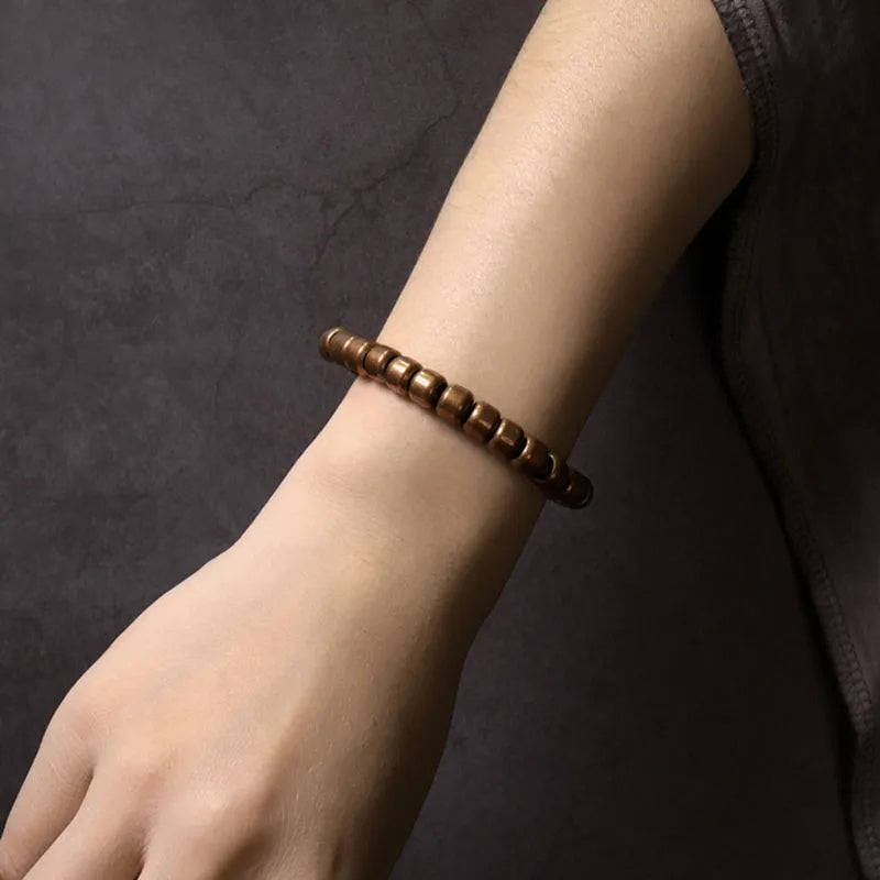 Hand-hammered Pure Copper Bracelet Retro