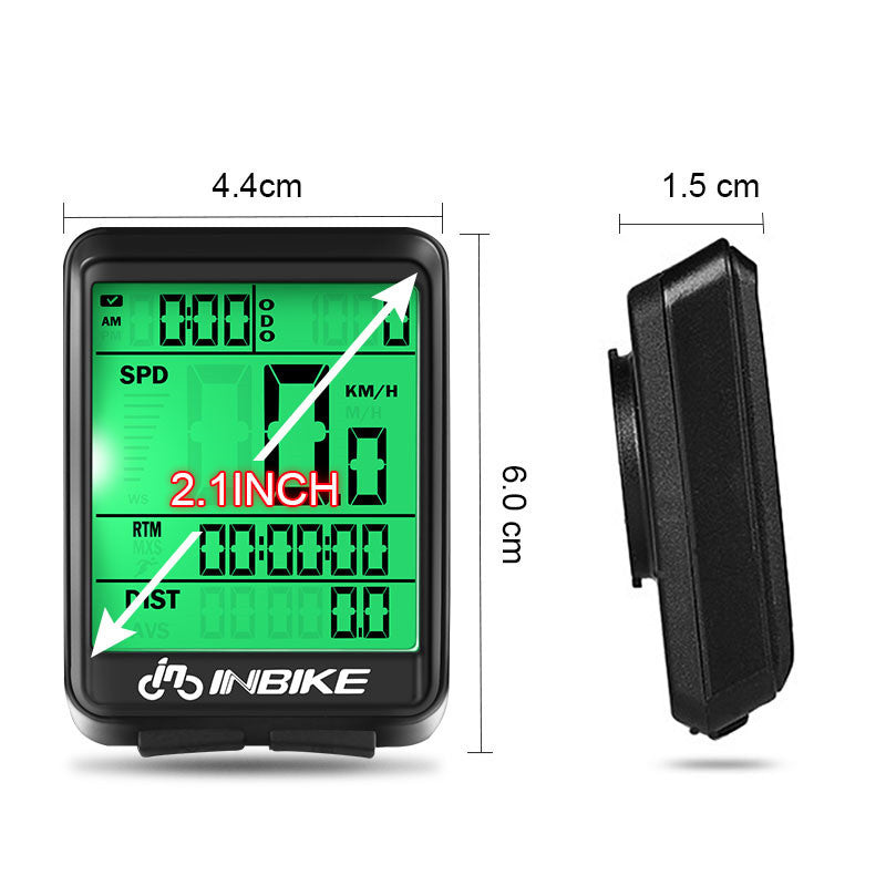 English wireless bicycle stopwatch