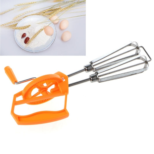 Rotary Hand Whisk Egg Beater Mixer