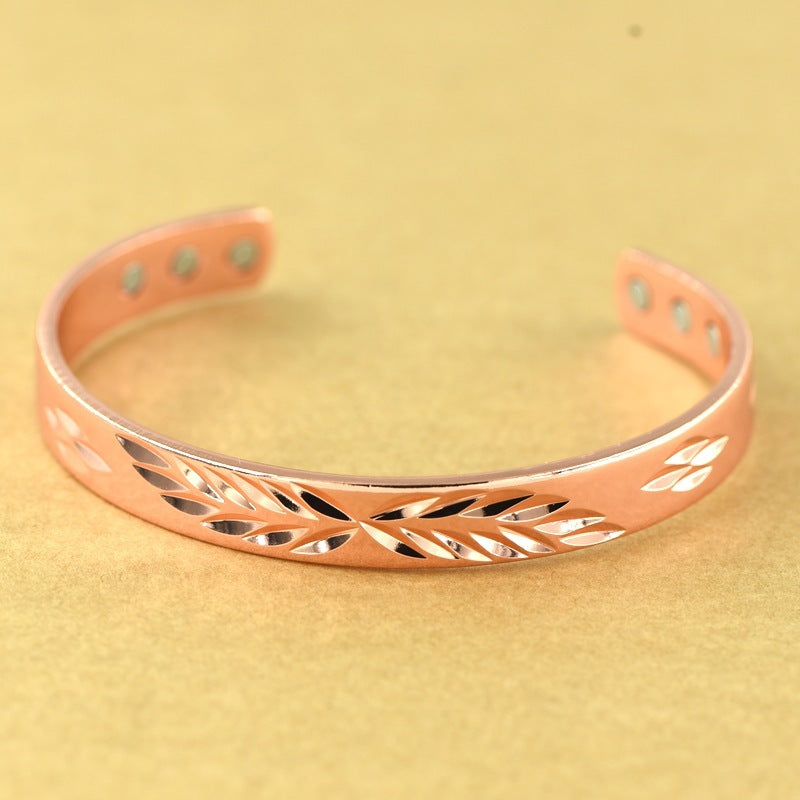 Magnetic AZTEC copper bracelet