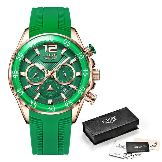 Quartz Men's Waterproof Watch Multi-function - MediaEclat.store