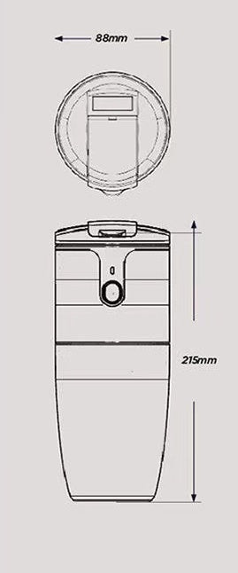 Electric Grinder On-the-go Coffee Mug