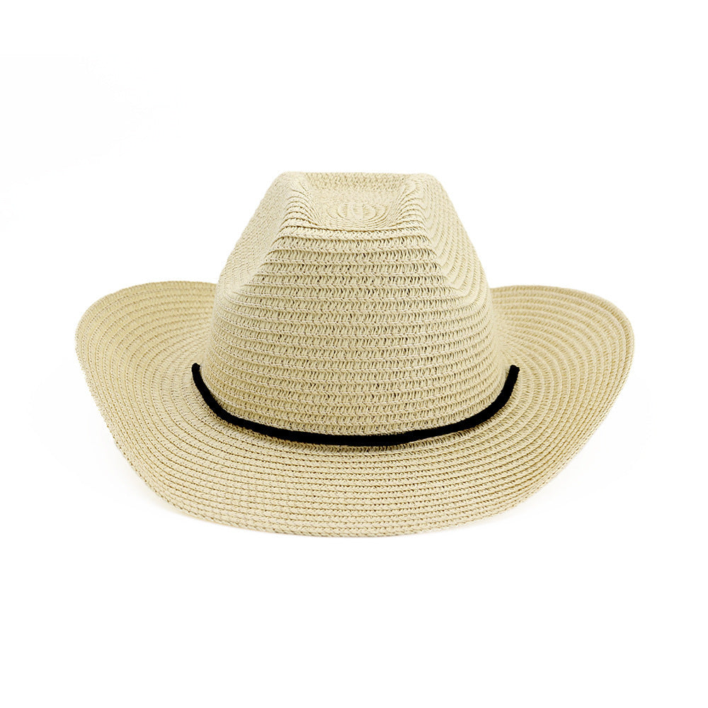 Shade Outdoor Beach Big Brim Cowboy Straw Hat