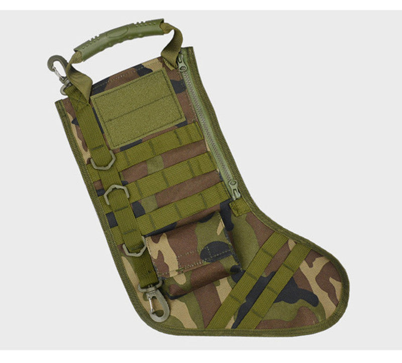 Tactical Christmas Stockings Bag Military Hanging Ornament Outdoor Sports