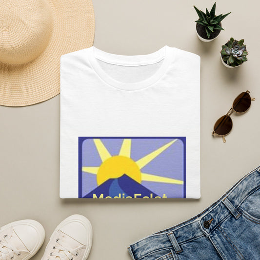 Logo T-Shirt — MediaEclat Sunburst Graphic Tee