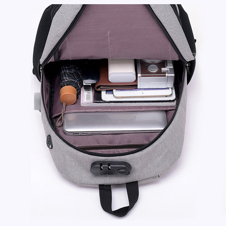 Double leisure travel computer backpack