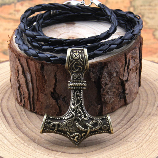 Nordic Viking Amulet Thor's Hammer Mjolnir Pendant